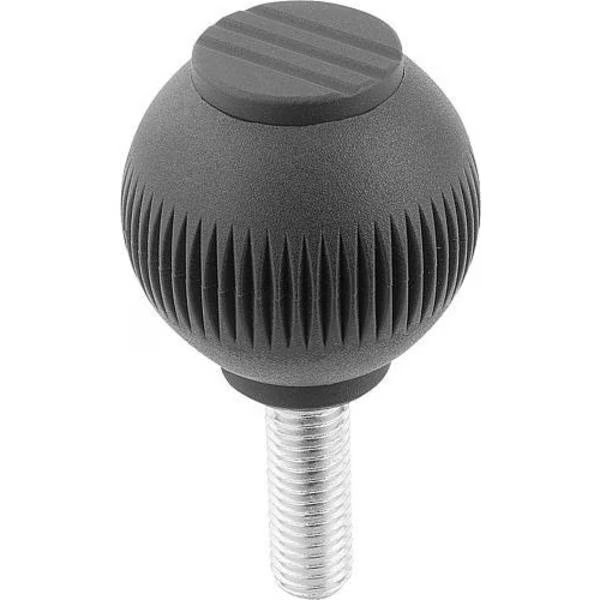 Ball Grips, external thread, metric, Kipp, Mfr#: K0253.208X20